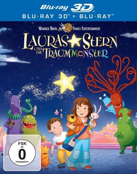 Lauras Stern und die Traummonster (3D &amp; 2D Blu-ray), 2 Blu-ray Discs