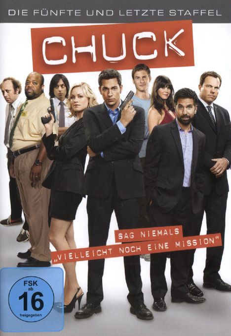 Chuck Season 5, 3 DVDs