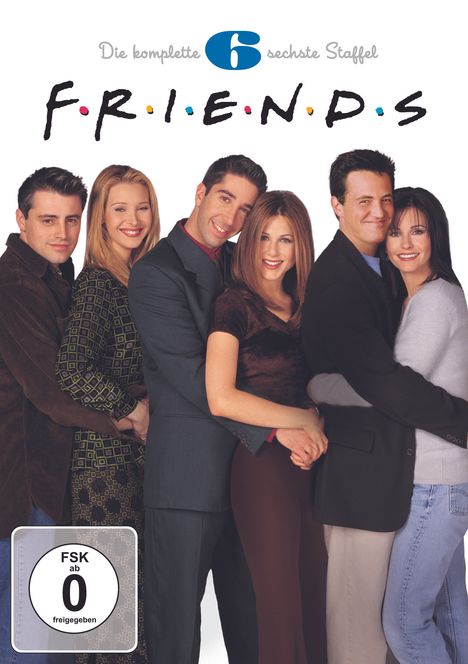 Friends Season 6, 4 DVDs