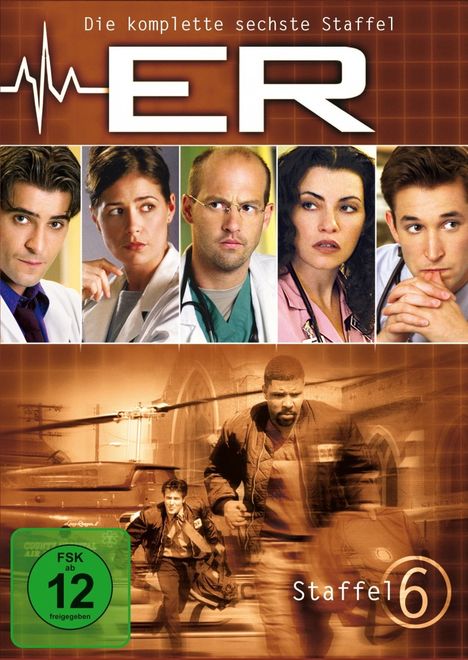 E.R. Emergency Room Staffel 6, 3 DVDs