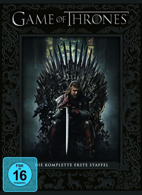 Game of Thrones Season 1, 5 DVDs