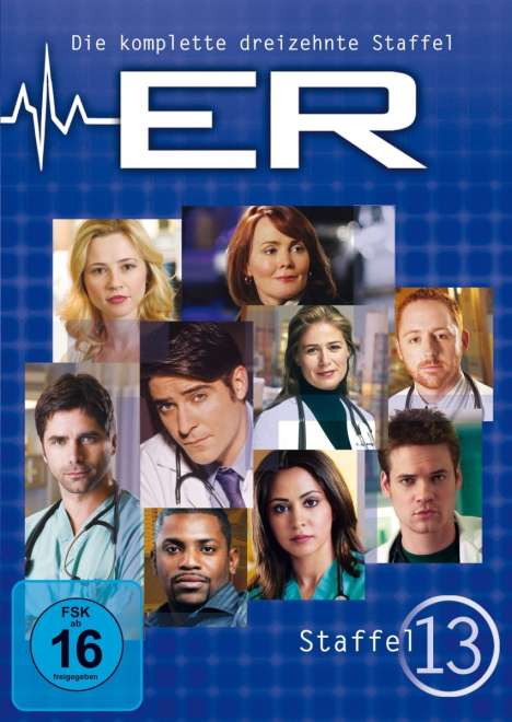 E.R. Emergency Room Staffel 13, 3 DVDs