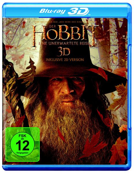 Der Hobbit - Eine unerwartete Reise (3D &amp; 2D Blu-ray), 4 Blu-ray Discs