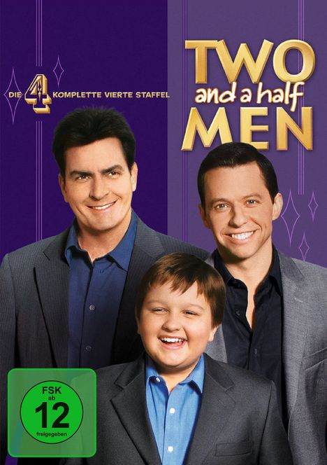 Two And A Half Men Season 4, 4 DVDs