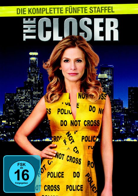 The Closer Season 5, 4 DVDs
