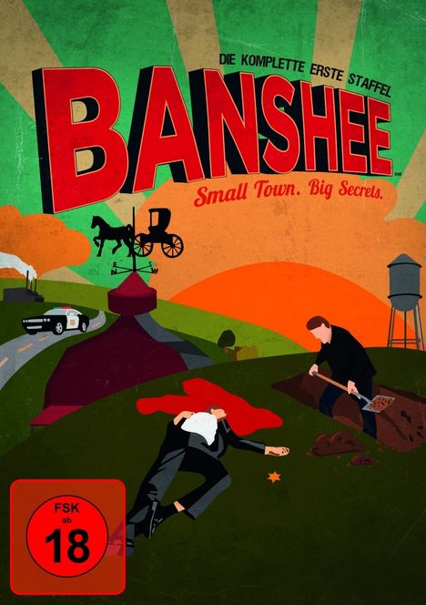 Banshee Season 1, 4 DVDs