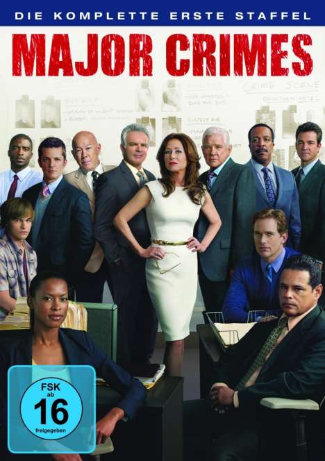 Major Crimes Season 1, 3 DVDs