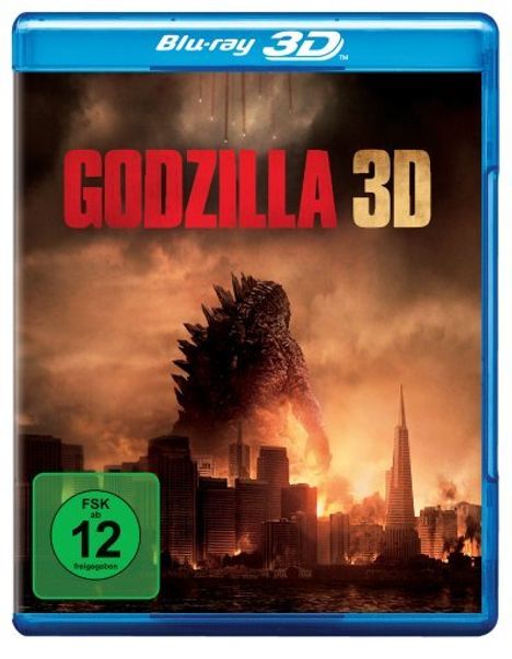 Godzilla (2014) (3D &amp; 2D Blu-ray), 2 Blu-ray Discs
