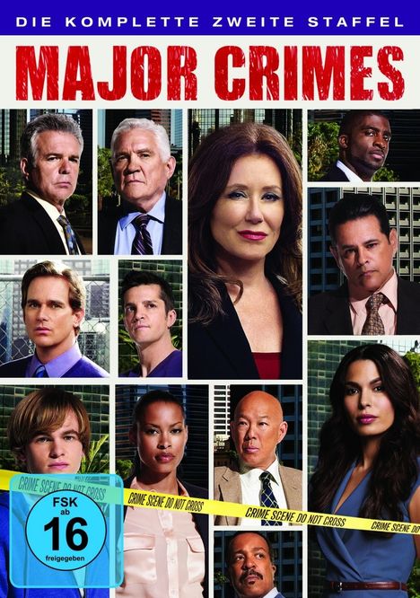 Major Crimes Season 2, 4 DVDs