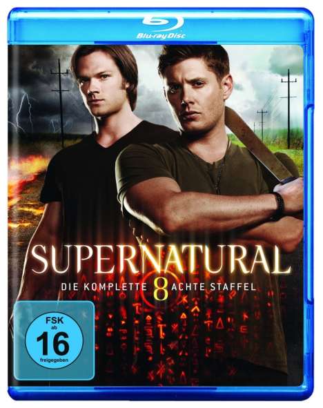 Supernatural Staffel 8 (Blu-ray), 6 Blu-ray Discs