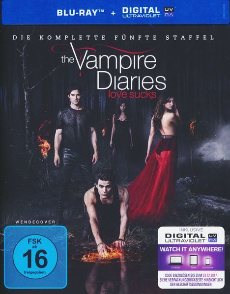 The Vampire Diaries Staffel 5 (Blu-ray), 4 Blu-ray Discs
