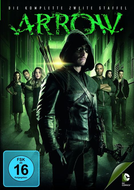 Arrow Staffel 2, 5 DVDs