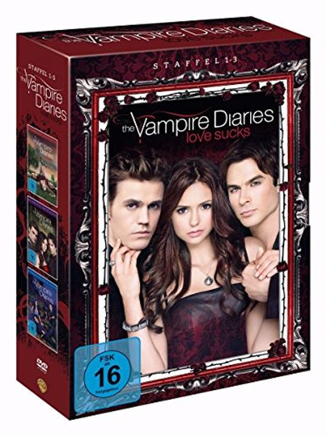 The Vampire Diaries Staffel 1-3, 17 DVDs