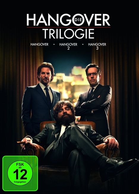 Hangover - Die Trilogie, 3 DVDs