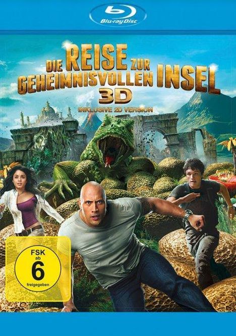 Die Reise zur geheimnisvollen Insel (2012) (3D Blu-ray), Blu-ray Disc
