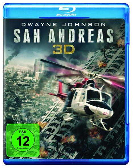 San Andreas (3D Blu-ray), Blu-ray Disc