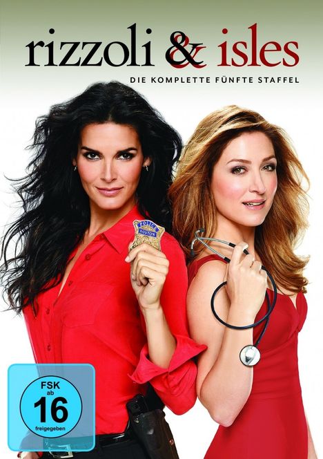 Rizzoli &amp; Isles Season 5, 4 DVDs