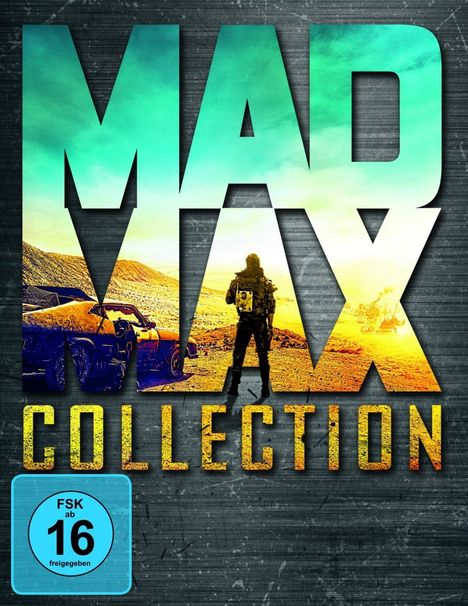 Mad Max Collection (Mad Max 1-3 &amp; Fury Road) (Blu-ray), 4 Blu-ray Discs