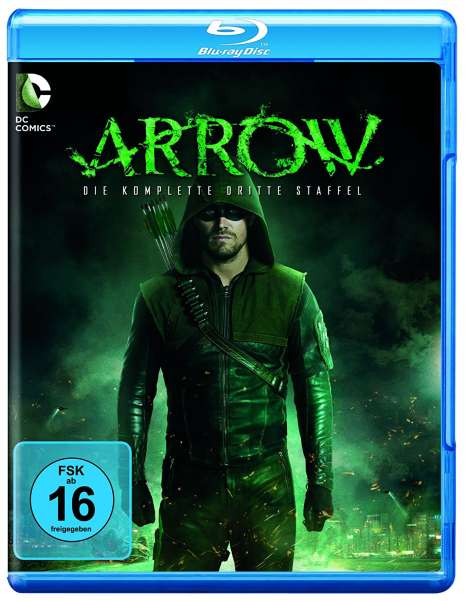 Arrow Staffel 3 (Blu-ray), 4 Blu-ray Discs