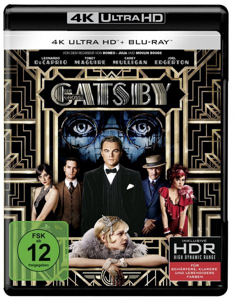 Der große Gatsby (2013) (Ultra HD Blu-ray &amp; Blu-ray), 1 Ultra HD Blu-ray und 1 Blu-ray Disc