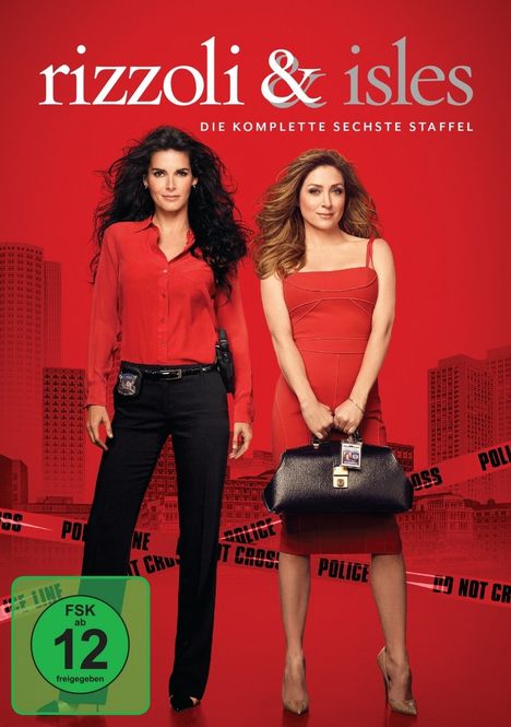 Rizzoli &amp; Isles Season 6, 4 DVDs