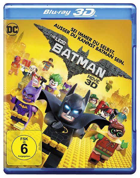 The Lego Batman Movie (3D Blu-ray), Blu-ray Disc