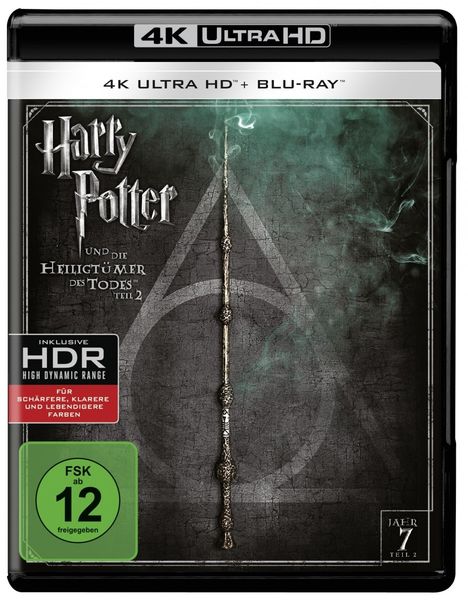 Harry Potter und die Heiligtümer des Todes Teil 2 (Ultra HD Blu-ray &amp; Blu-ray), 1 Ultra HD Blu-ray und 1 Blu-ray Disc