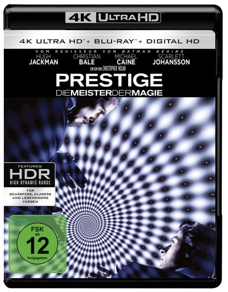 Prestige - Meister der Magie (Ultra HD Blu-ray &amp; Blu-ray), 1 Ultra HD Blu-ray und 1 Blu-ray Disc