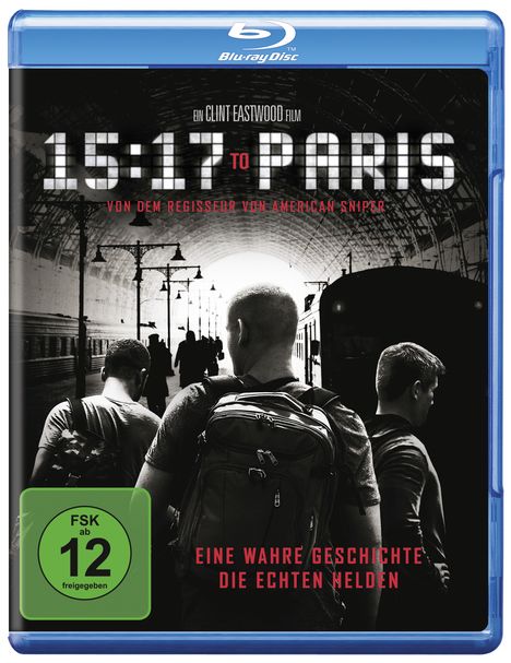 15:17 to Paris (Blu-ray), Blu-ray Disc