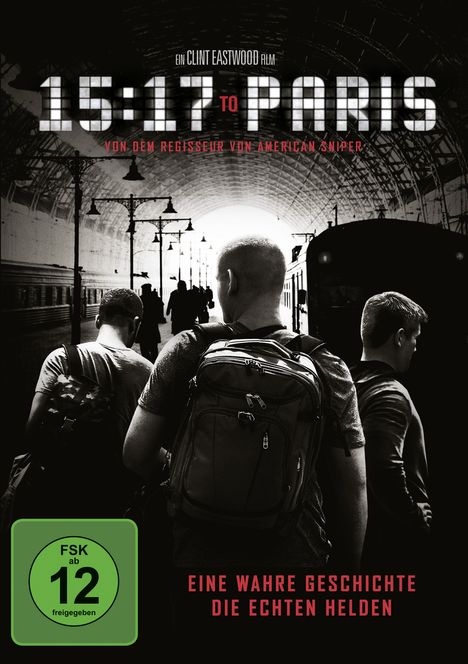 15:17 to Paris, DVD