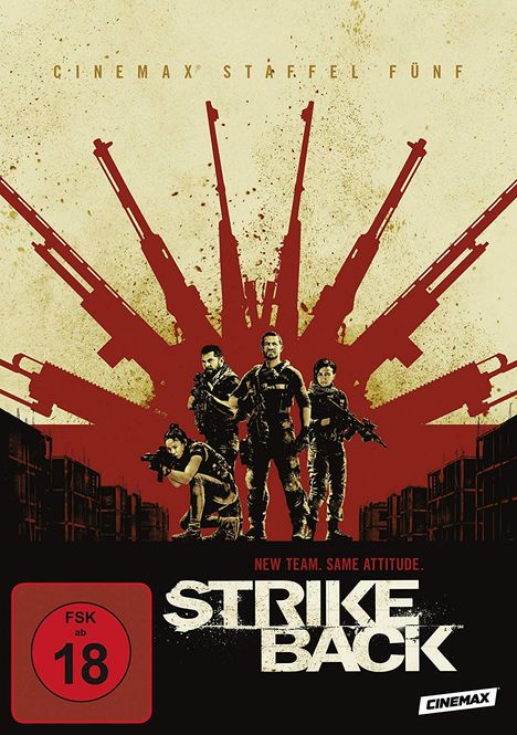 Strike Back Season 5, 4 DVDs