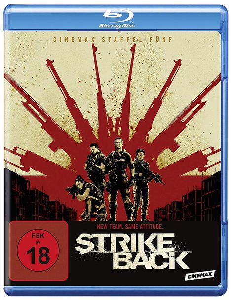 Strike Back Season 5 (Blu-ray), 3 Blu-ray Discs und 1 DVD