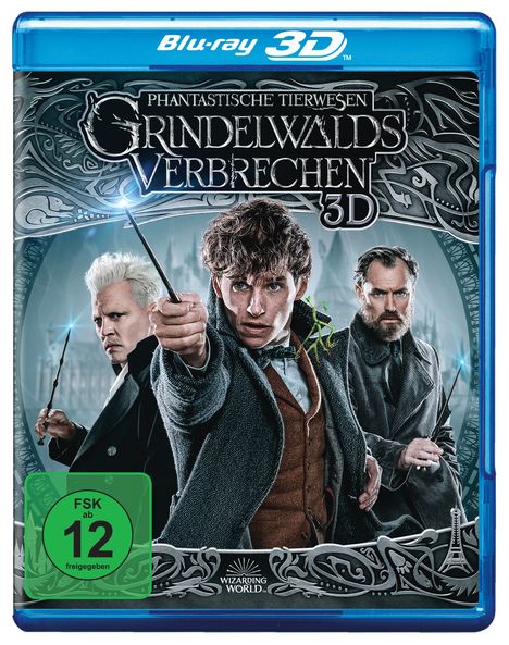 Phantastische Tierwesen: Grindelwalds Verbrechen (3D Blu-ray), Blu-ray Disc