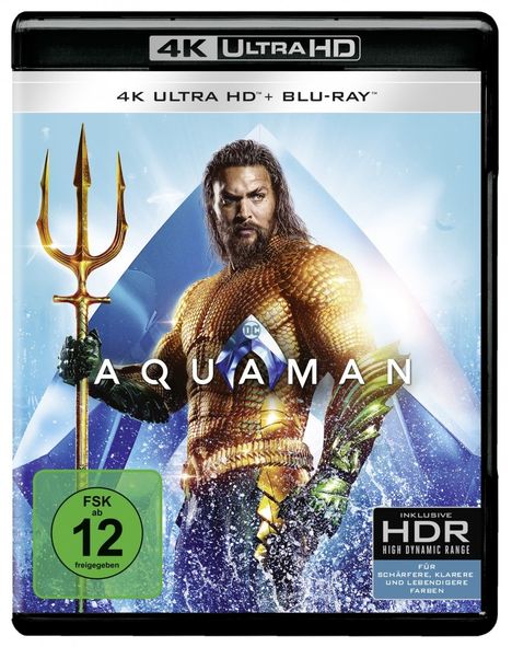 Aquaman (Ultra HD Blu-ray &amp; Blu-ray), 1 Ultra HD Blu-ray und 1 Blu-ray Disc