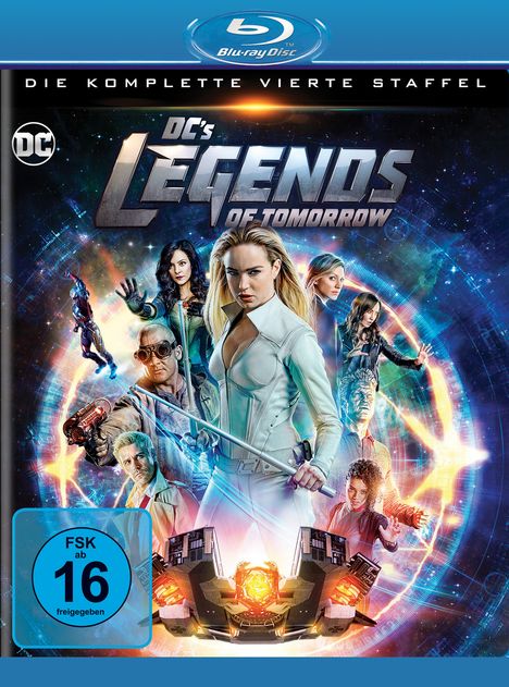 DC's Legends of Tomorrow Staffel 4 (Blu-ray), 4 Blu-ray Discs