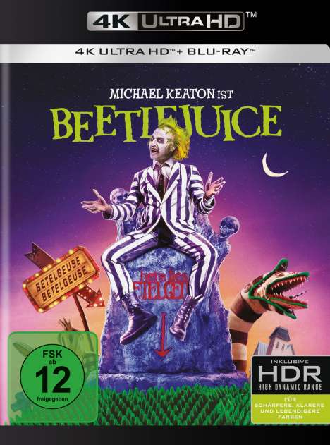 Beetlejuice (Ultra HD Blu-ray &amp; Blu-ray), 1 Ultra HD Blu-ray und 1 Blu-ray Disc