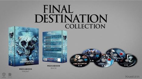 Final Destination Collection (Blu-ray & DVD im Mediabook), 5 Blu-ray Discs und 5 DVDs