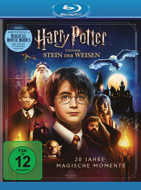 Harry Potter und der Stein der Weisen (Jubiläumsedition inkl. Magical Movie Mode) (Blu-ray), 2 Blu-ray Discs