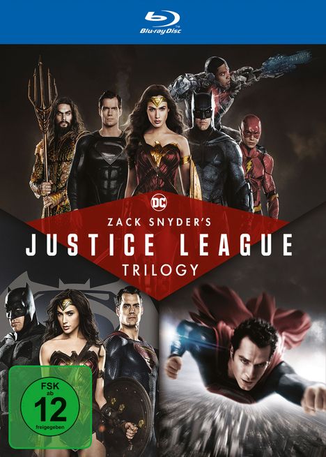 Zack Snyder's Justice League Trilogy (Blu-ray), 4 Blu-ray Discs