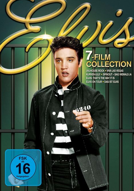 Elvis: 7-Film Collection, 7 DVDs