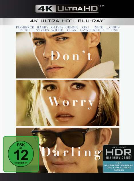 Don't Worry Darling (Ultra HD Blu-ray &amp; Blu-ray), 1 Ultra HD Blu-ray und 1 Blu-ray Disc