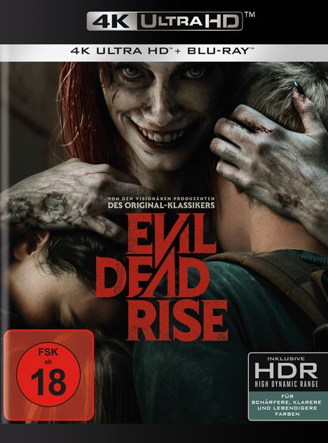 Evil Dead Rise (Ultra HD Blu-ray &amp; Blu-ray), 1 Ultra HD Blu-ray und 1 Blu-ray Disc