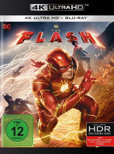 The Flash (2023) (Ultra HD Blu-ray &amp; Blu-ray), 1 Ultra HD Blu-ray und 1 Blu-ray Disc