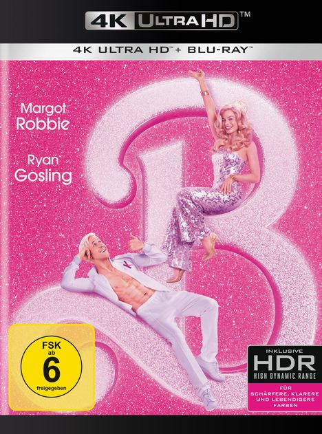 Barbie (2023) (Ultra HD Blu-ray &amp; Blu-ray), 1 Ultra HD Blu-ray und 1 Blu-ray Disc