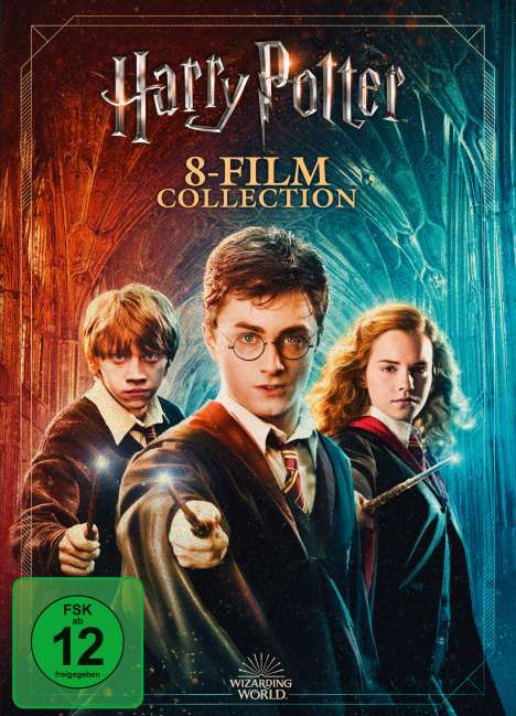 Harry Potter Complete Collection (8 Filme), 8 DVDs
