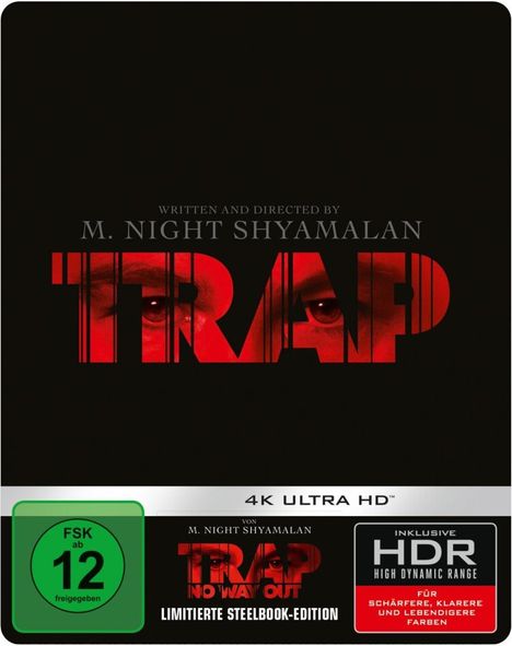 Trap: No Way Out (Ultra HD Blu-ray &amp; Blu-ray im Steelbook), 1 Ultra HD Blu-ray und 1 Blu-ray Disc