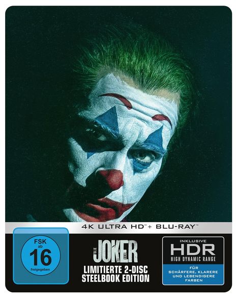 Joker: Folie à Deux (Ultra HD Blu-ray &amp; Blu-ray im Steelbook), 1 Ultra HD Blu-ray und 1 Blu-ray Disc