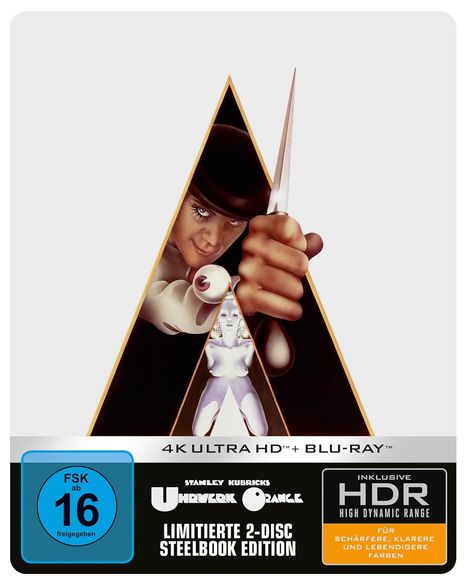 Uhrwerk Orange (Ultra HD Blu-ray & Blu-ray im Steelbook), 1 Ultra HD Blu-ray und 1 Blu-ray Disc