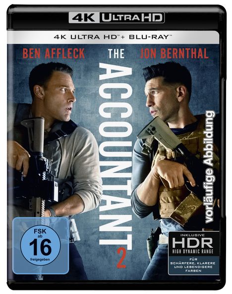The Accountant 2 (Ultra HD Blu-ray & Blu-ray), 1 Ultra HD Blu-ray und 1 Blu-ray Disc