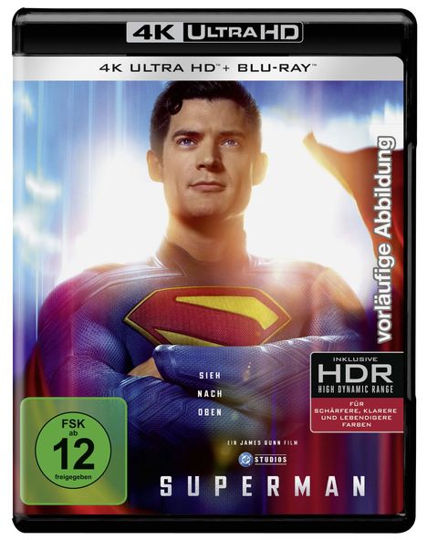 Superman (2025) (Ultra HD Blu-ray & Blu-ray), 1 Ultra HD Blu-ray und 1 Blu-ray Disc